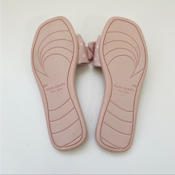 Kate Spade pink polka dot bow flats - Picture 3 of 3